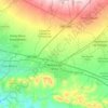 Mapa topográfico Amozoc, altitud, relieve