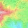 Mapa topográfico Oripoto, altitud, relieve