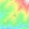 Mapa topográfico San Rafael de Sharug, altitud, relieve