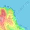 Mapa topográfico Illotes da Pedreira, altitud, relieve