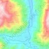 Mapa topográfico El Cabo, altitud, relieve