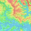 Mapa topográfico Lower North Shore, altitud, relieve