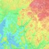 Mapa topográfico Masku, altitud, relieve