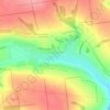 Mapa topográfico Новобахмутівка, altitud, relieve