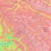 Mapa topográfico Distrito de Kargil, altitud, relieve