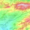 Mapa topográfico Ibi, altitud, relieve