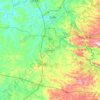 Mapa topográfico Itu, altitud, relieve