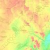 Mapa topográfico Región de Dodoma, altitud, relieve