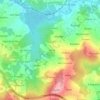 Mapa topográfico Meixigo, altitud, relieve