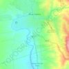 Mapa topográfico Mina Clavero, altitud, relieve