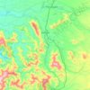 Mapa topográfico Gorbea, altitud, relieve