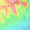 Mapa topográfico Benahavís, altitud, relieve