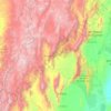 Mapa topográfico Catamarca, altitud, relieve