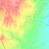 Mapa topográfico Polonuevo, altitud, relieve