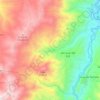 Mapa topográfico San Juan, altitud, relieve