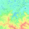 Mapa topográfico Catazajá, altitud, relieve