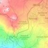 Mapa topográfico Tepetlixpa, altitud, relieve