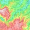 Mapa topográfico Carral, altitud, relieve