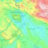 Mapa topográfico Chiapa de Corzo, altitud, relieve