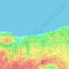 Mapa topográfico Barbasquillo, altitud, relieve