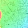 Mapa topográfico Valsequillo, altitud, relieve