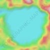 Mapa topográfico Lake Holon, altitud, relieve
