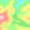 Mapa topográfico Presa de Umécuaro, altitud, relieve