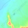 Mapa topográfico Laguna de Conache, altitud, relieve