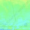 Mapa topográfico Río Acomé, altitud, relieve