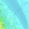 Mapa topográfico Malecón León Caridi, altitud, relieve