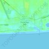 Mapa topográfico Puerto San José, altitud, relieve