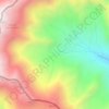 Mapa topográfico Valle de Las Lágrimas, altitud, relieve