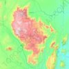 Mapa topográfico West Usambara Mountains, altitud, relieve