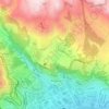 Mapa topográfico Sayaqmarka, altitud, relieve