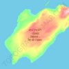 Mapa topográfico Coats Island, altitud, relieve